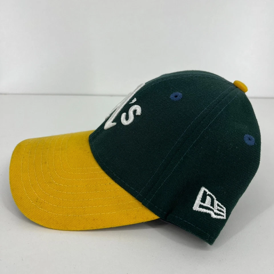 New Era Strapback Hat Adult One Size Green Oakland Athletics A's Baseball MLB - Image 4 of 4