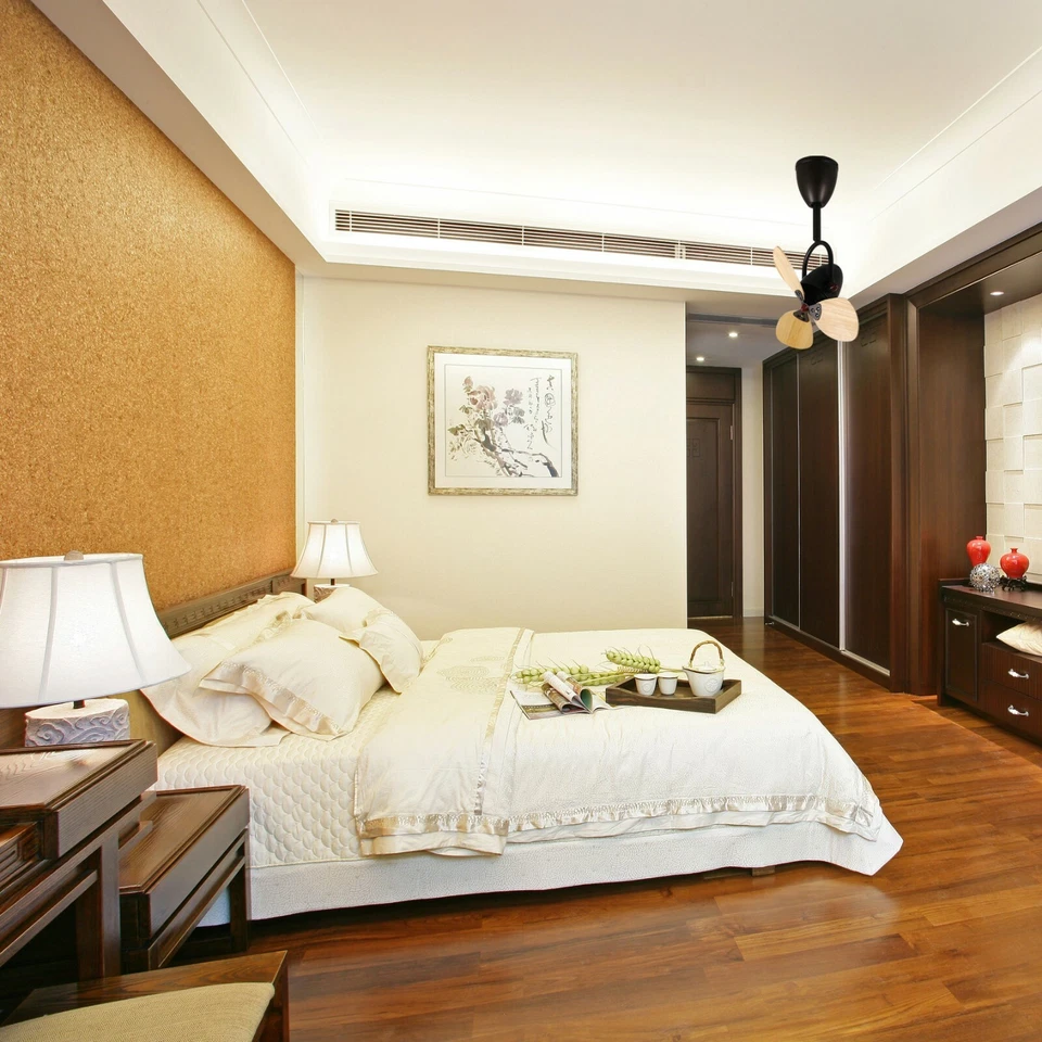 Aero Way - Fino3 16 in. Roman Bronze Finish Ceiling Fan with Oak Blade - T-00102 - Image 2 of 2