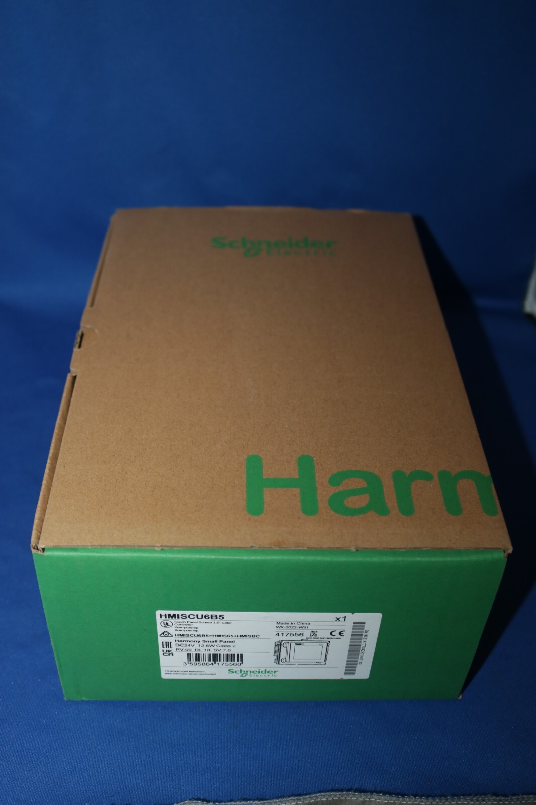 SCHNEIDER MAGELIS TOUCH SCREEN HMISCU6B5 3.5 INCH COLOR TFT TOUCH PANEL 24V N...