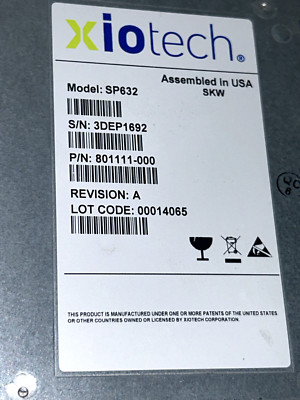 XiOTECH SP632 801111-000 Storage Power Supply Ise SP632