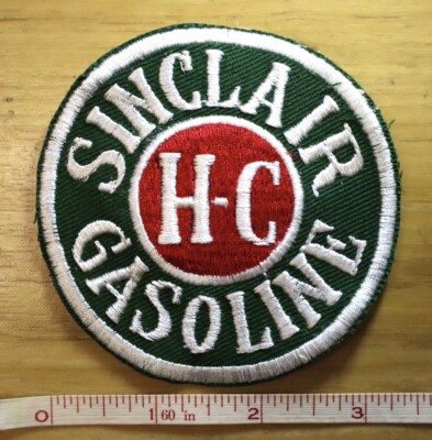 VTG SINCLAIR GASOLINE PATCH 3 1/2  NOS