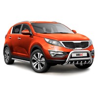 FrontbüGel FrontschutzbüGel FüR Kia Sportage 2010-2015 Mit ABE Rammschutz Silber