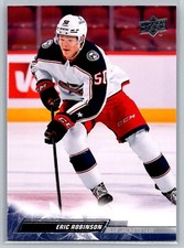Eric Robinson 2022-23 Upper Deck HOCKEY #307 Columbus Blue Jackets