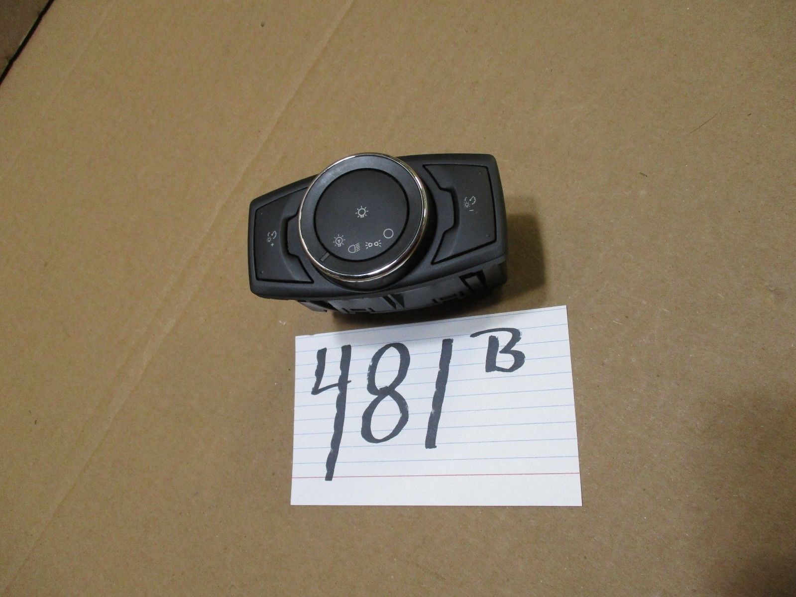 2016 Ford Fusion Head Light Switch Control Power #481-B 
