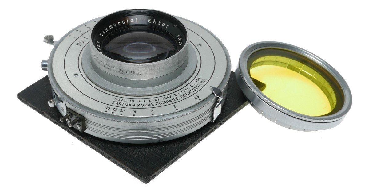 フィルムカメラ Kodak Commercial Ektar Lens 10-inch f6.3 Kodak 10 Inch Commercial Ektar for 4x5 GOOD+ - Seawood Photo