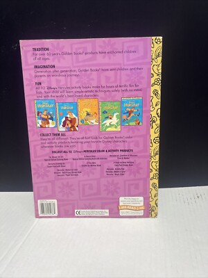 Vintage 1997 Golden Books HERCULES Disney Special Edition Coloring
