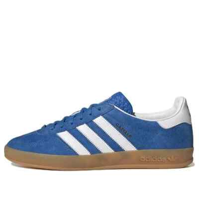 adidas Gazelle Indoor Sneaker Herren Leder Blau NEU OVP Gr. 40,5 - 45