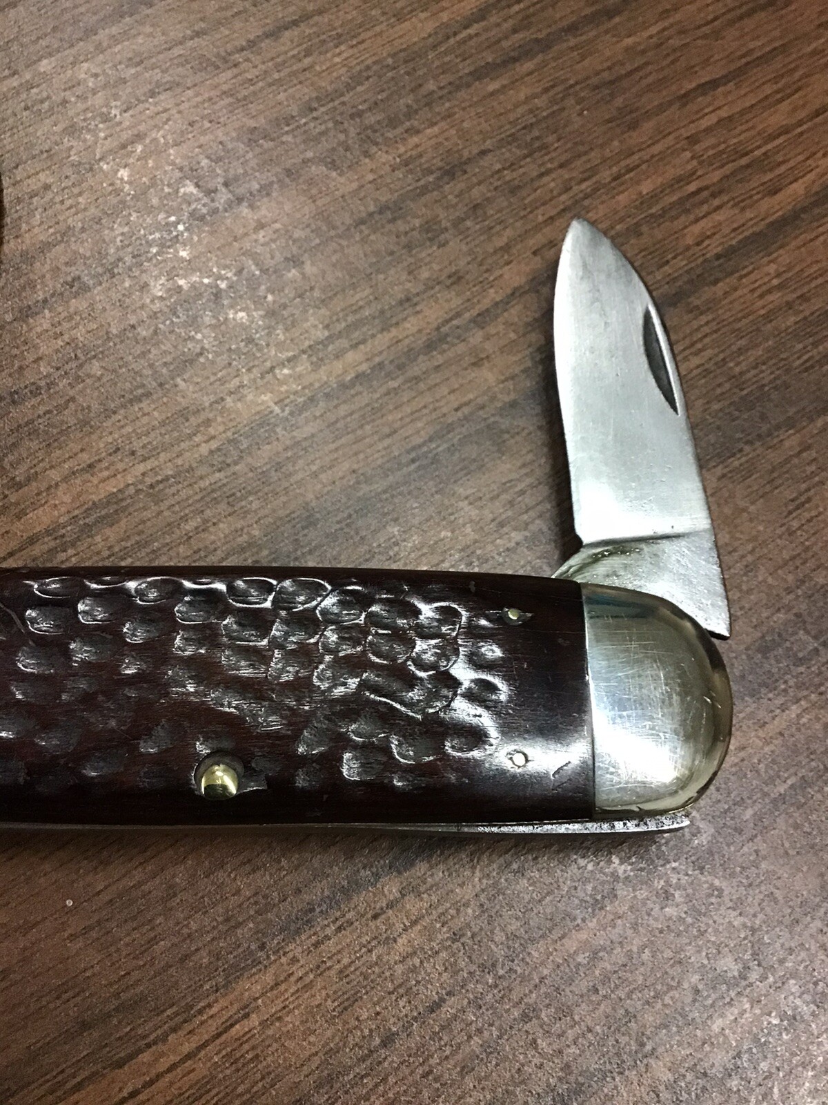 Case Knife, Elephant Toe, 19401964, 6250, Wood Handles, Weak Snap