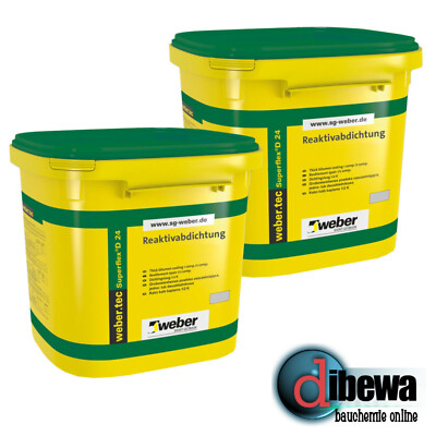 weber.tec Superflex D24 - Deitermann, Kellerabdichtung, 2 x 24 kg