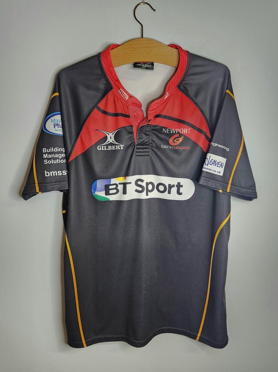 GILBERT Newport Gwent Dragons ラグビーシャツ M NEWPORT GWENT DRAGONS RUGBY UNION SHIRT GILBERT SIZE M | eBay
