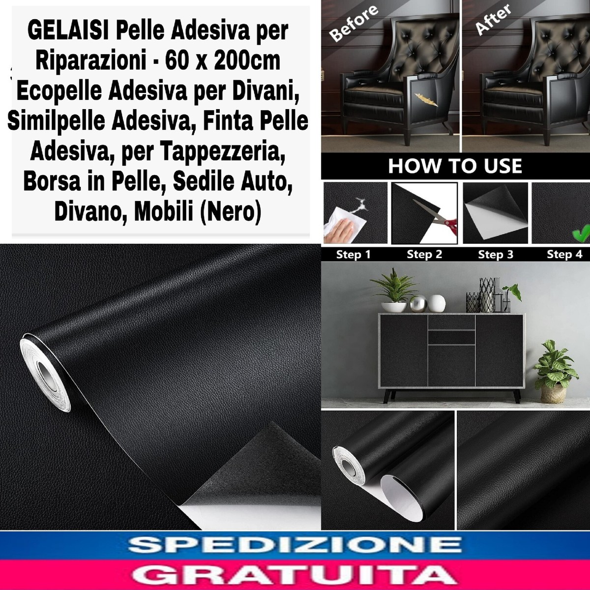 Eco Pelle Pulire Divano In Similpelle Similpelle Prodotti Per - Main Image