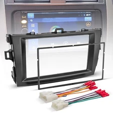 NuIth Double DIN Radio Installation Kit w/Harness for 2009-2013 Toyota Corolla
