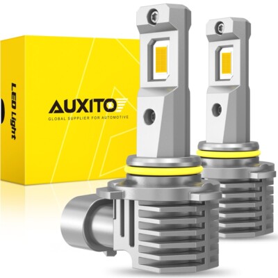 2x 9005 9145 9140 H10 LED Fog Light 3000K Super Yellow 360000LM High Power Bulbs