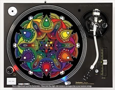 Vibrance Mandela - 7"-12" DJ slipmat slip mat LP turntable record player