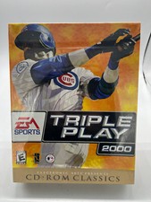 Triple Play 2000 PC Large Box Vintage 1999, New! Mint Sealed Box! MISB! Baseball