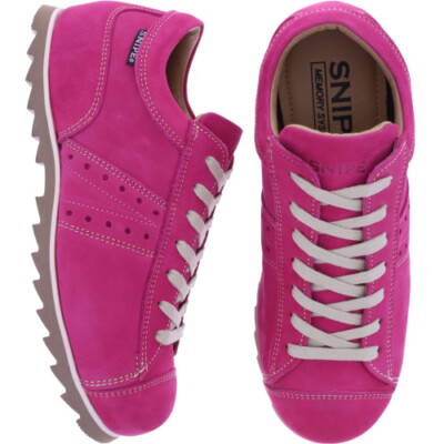 Snipe | Modell: Rippel Sport | 42285-038 | Pink Nubuk Leder | Damen Schnürschuhe