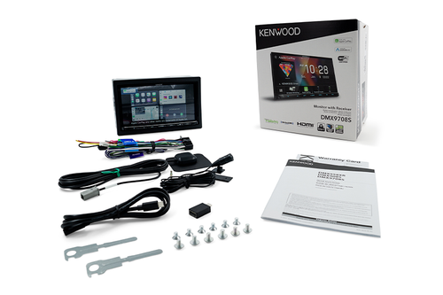 KENWOOD DMX9708S 6.95" TouchScreen AM FM BT CarPlay, PLUS SiriusXM Tuner - Picture 5 of 7