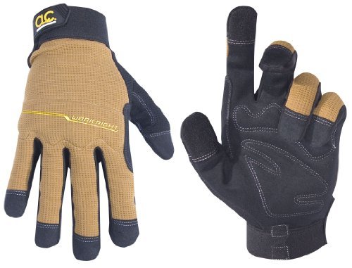 FlexGrip Custom Large Leathercraft Gloves for Handyman Work with CLC Synthetic-image