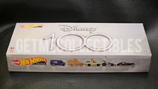 HOT WHEELS DISNEY 100 PLATINUM ANNIVERSARY PIXAR PIZZA PLANET 5 PACK SAVE 6% GMC
