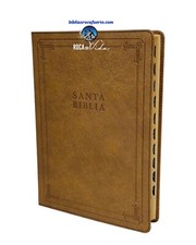 Biblia Nueva Traduccion Viviente NTV Letra Grande sentipiel marron con indice