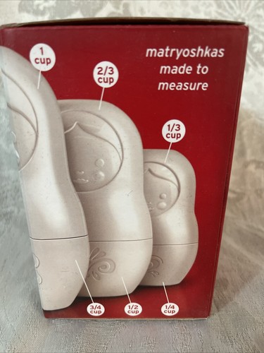 Fred M-Cup Nesting Doll Messbecher weiß Kunststoff - nagelneu - Bild 4 von 6