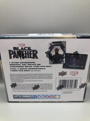 Marvel Upper Deck 2018 Black Panther Trading Cards. (1) Pack