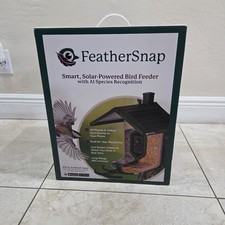 FeatherSnap Scout WiFi Enabled Solar Powered Smart Bird Feeder with HD Camera