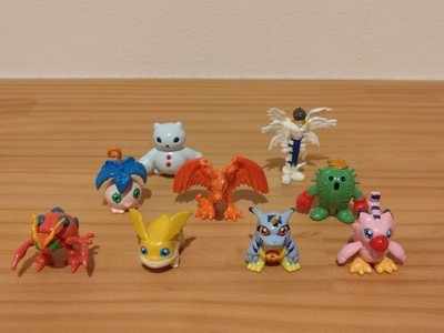 Bandai Digimon Choco Egg 9 Figuren Set Multicolor Kunststoff Mini Figuren