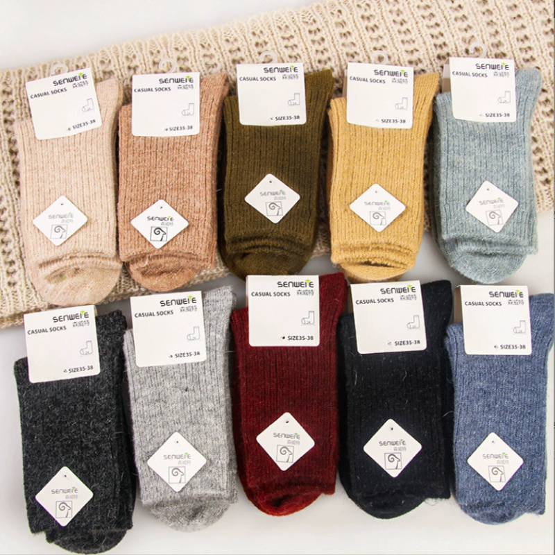 chinese dress ladies Mens Navy Wool Dress Socks Made in USA 8-12 main image 1