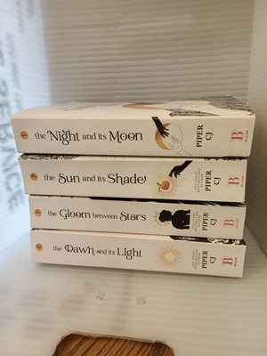 The Night and Its Moon Series Lot 1-4, Paperback Piper CJ *ONE BOOK SIGNED* VG