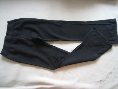 Mädchen Leggings Sweathose warm Gr. 152 schwarz