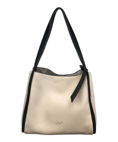 Knot Color Block Large Shoulder Bag