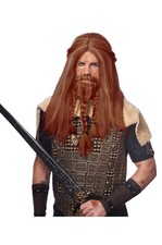 Viking Adult Wig  Beard Red 