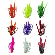 10Pcs Silicone Luminously Spinnerbait Umbrella Skirts Fishing Accessories