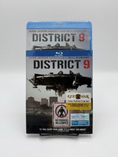 DISTRICT 9 Blu-ray, 2009, 2-Disc Set  RARE Embossed Slipcover NEW SEALED 