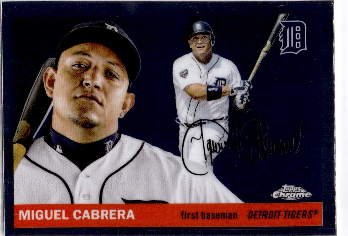 2025 Miguel Cabrera Topps Chrome Platinum 470 NM Tigers