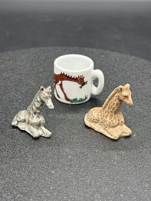 Wade Whimsies Red Rose Tea Giraffe Miniature Figurine and other collectibles