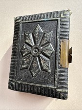 altes Fotoalbum für CDV KAB Fotos Fotografien um 1875 Jugendstil Album