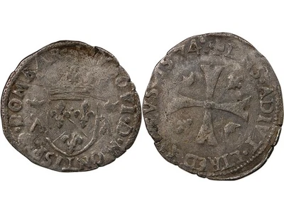Principauté de Dombes PRINCIPAUTE DE DOMBES, LOUIS II DE MONTPENSIER - DOUZAIN 1 - Photo 1/3