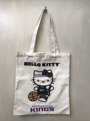 Sac Tote Hello Kitty Konix - 38x42 Cm, Polyester, Motifs étoiles - Longues Poignées