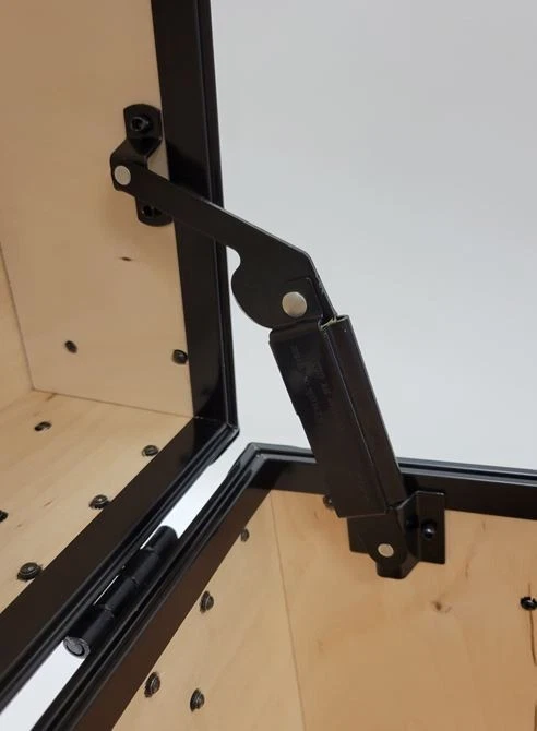 Rhino Storage Trunk With Black Trim 40x22x20 for Camp, College & Dorm. USA Made - Image 4 of 4