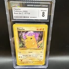 Pokémon Pikachu CGC 8 Base Set 2 87/130 Regular 2000 English