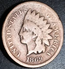 1869 INDIAN HEAD CENT - GOOD