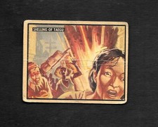 1950 TOPPS FREEDOM'S WAR #46 SHELLING OF TAEGU - LOW GRADE - FREE SHIPPING