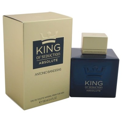 Antonio Banderas Men's King Of Seduction Absolute EDT Spray 3.4 oz Fragrances