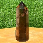 165g Natural Smokey Obelisk Crystal Wand Point Energy Healing Reiki