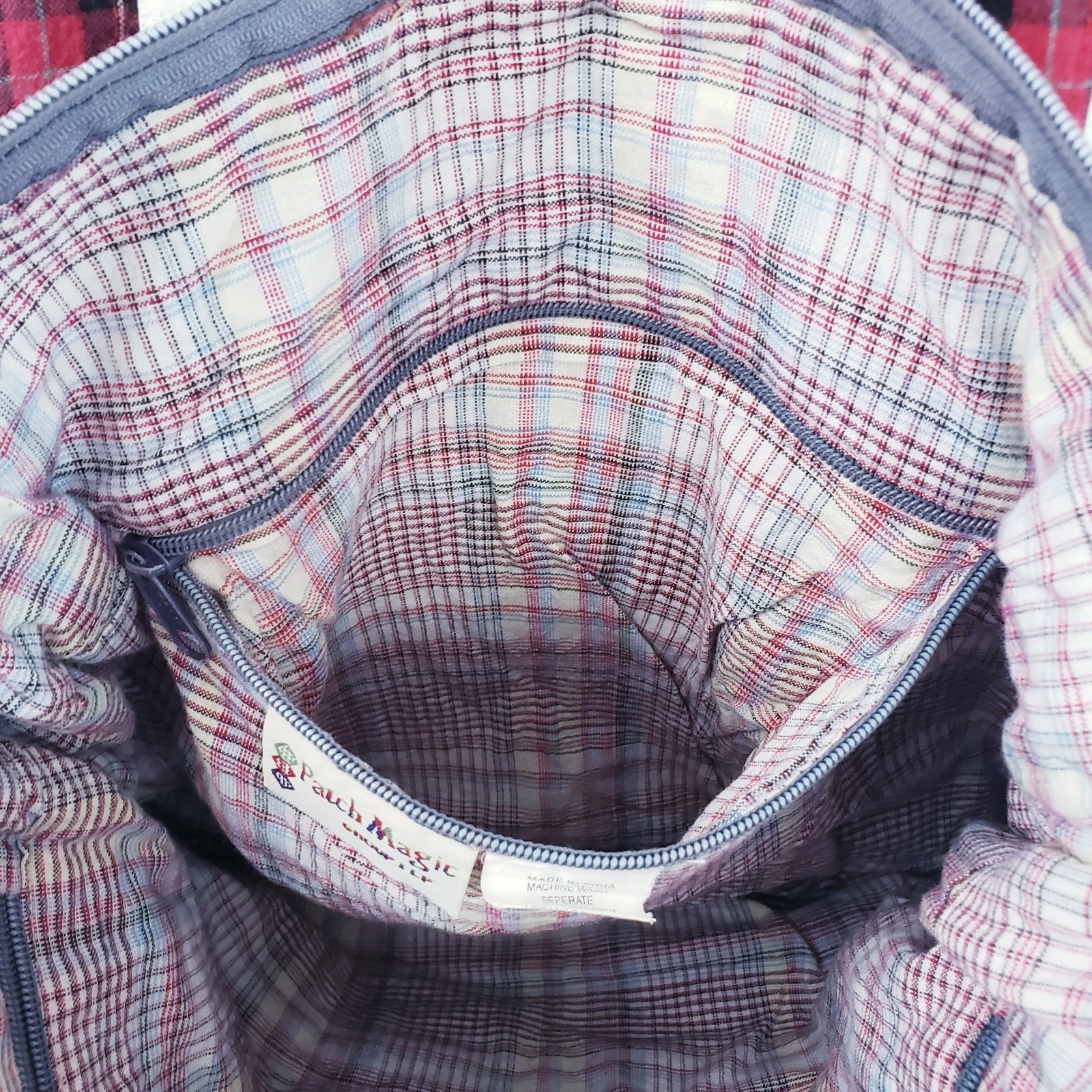 Patch Magic Patchwork Shoulder Bag Tote Handbag P… - image 8