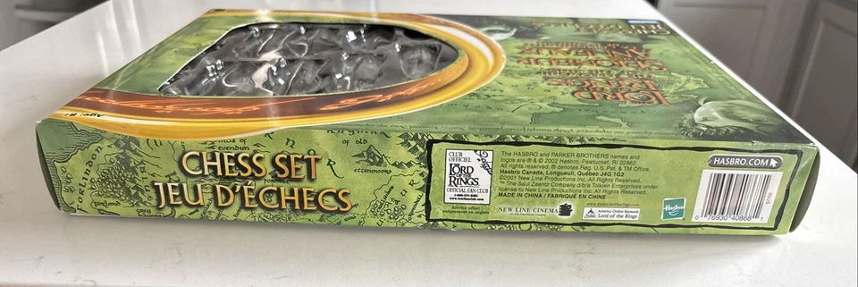 Juego de ajedrez LOTR The Fellowship of the Ring caja abierta nunca usado edición Canadá Foto 4 de 4