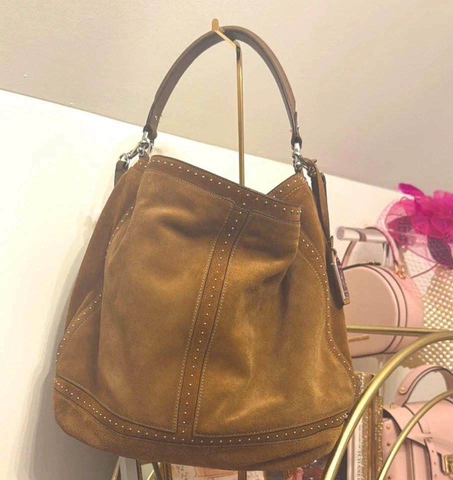 Lauren Ralph Lauren Brown Suede Hobo Bag - Image 4 of 4