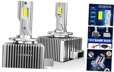 D3S LED Bulb,30000LM Super Bright High and Low Beam, 6500K Cool White With d3s